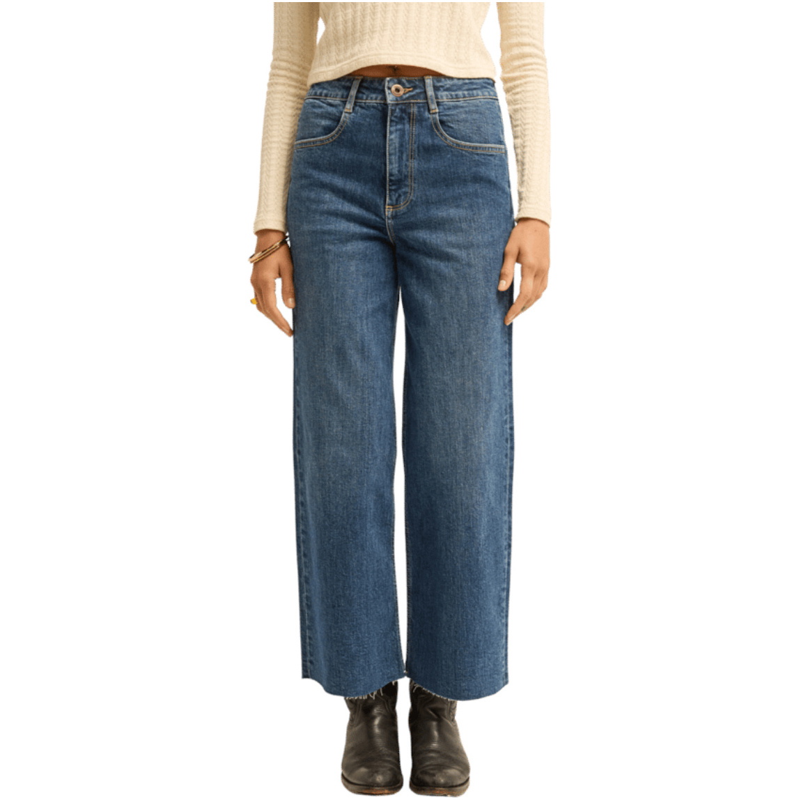 2026 Billabong Womens Be Free Denim Jeans EBJDP03014 - Medium Denim